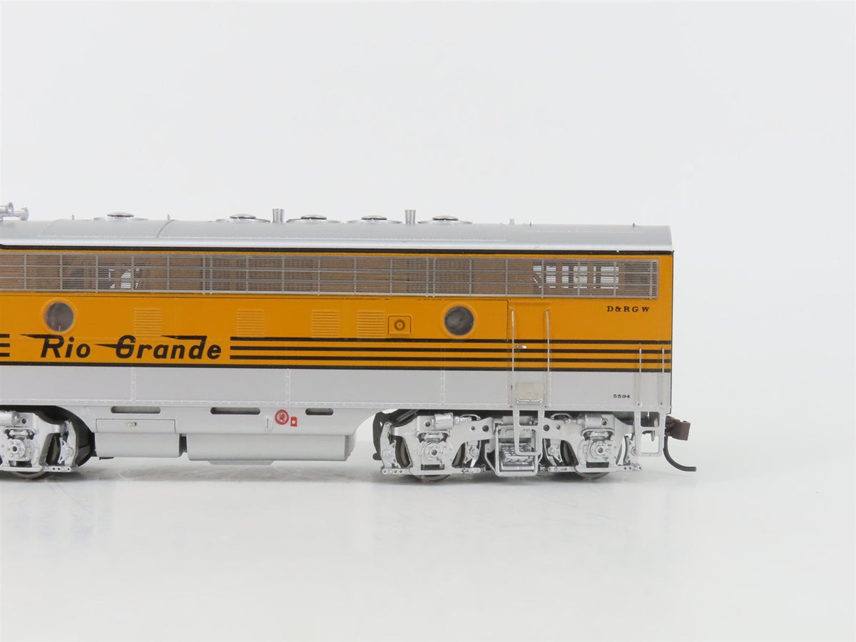 HO Scale Athearn Genesis 0G1502A DRGW Rio Grande F7 A/B Diesel Locomotive Set