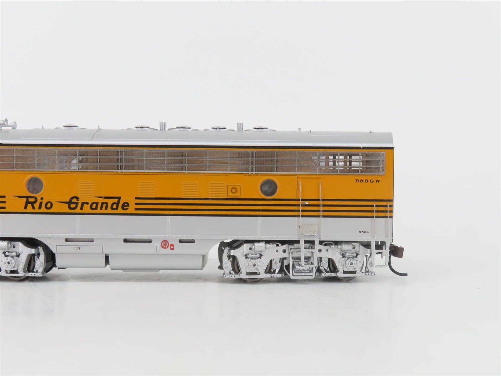 HO Scale Athearn Genesis 0G1502A DRGW Rio Grande F7 A/B Diesel Locomotive Set