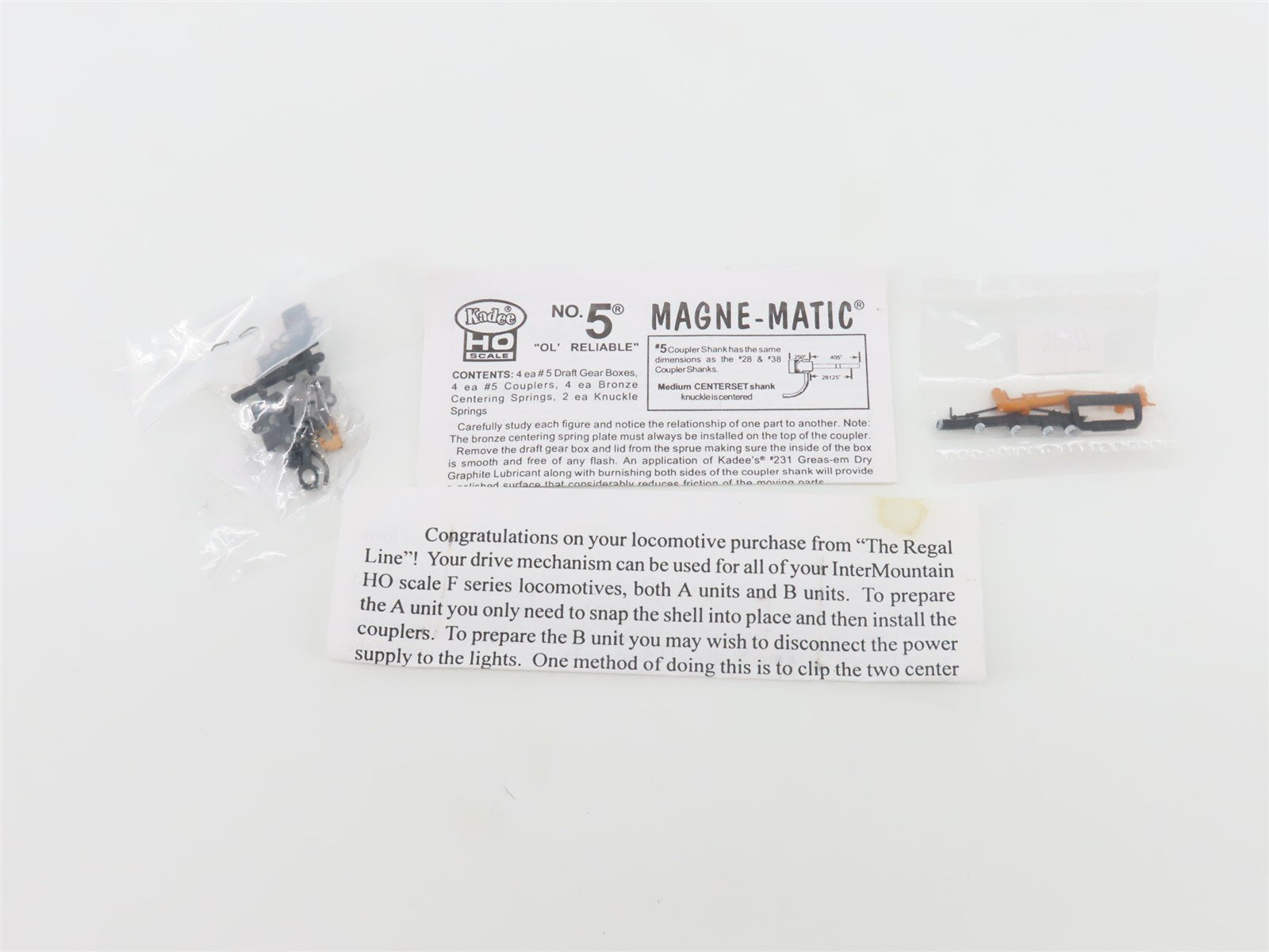 HO Scale Intermountain Regal Line 49011WD-04 DRGW Rio Grande F7A Diesel #5664