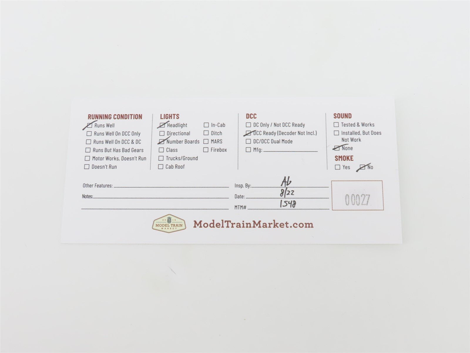 HO Scale Intermountain Regal Line 49011WD-04 DRGW Rio Grande F7A Diesel #5664