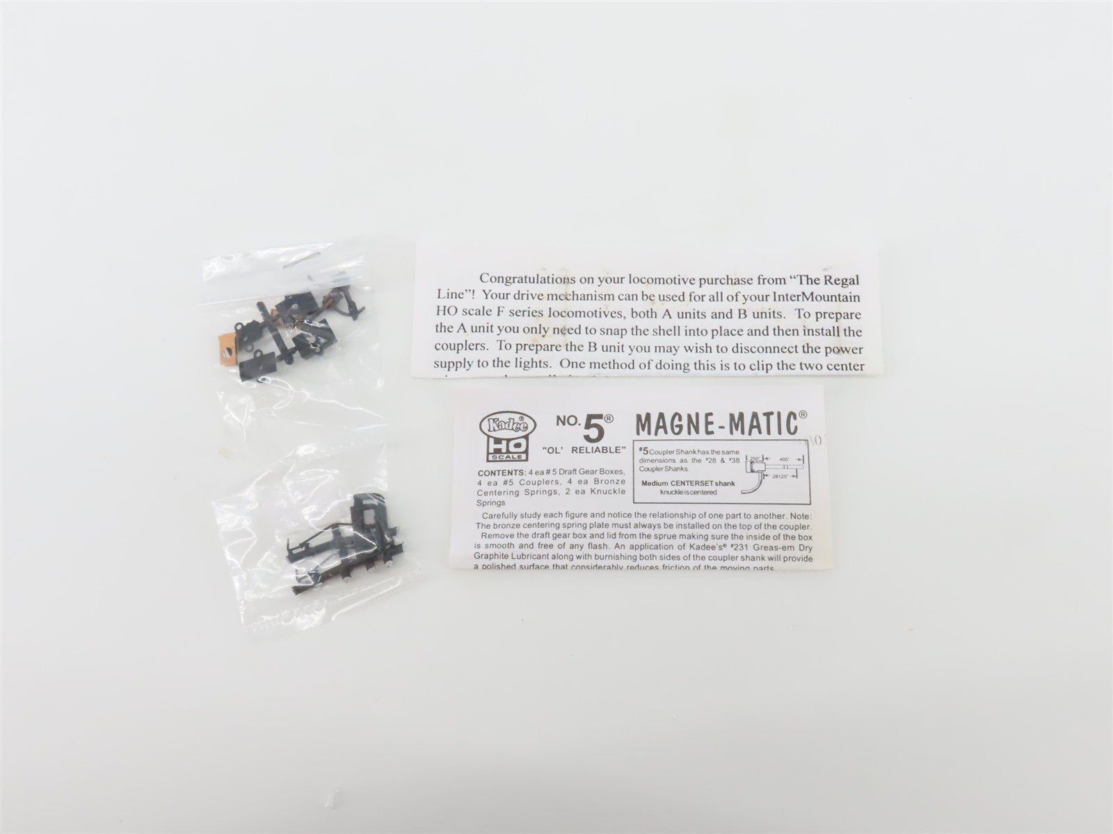 HO Scale Intermountain Regal Line 49511WD-01 DRGW Rio Grande F7B Diesel #5652