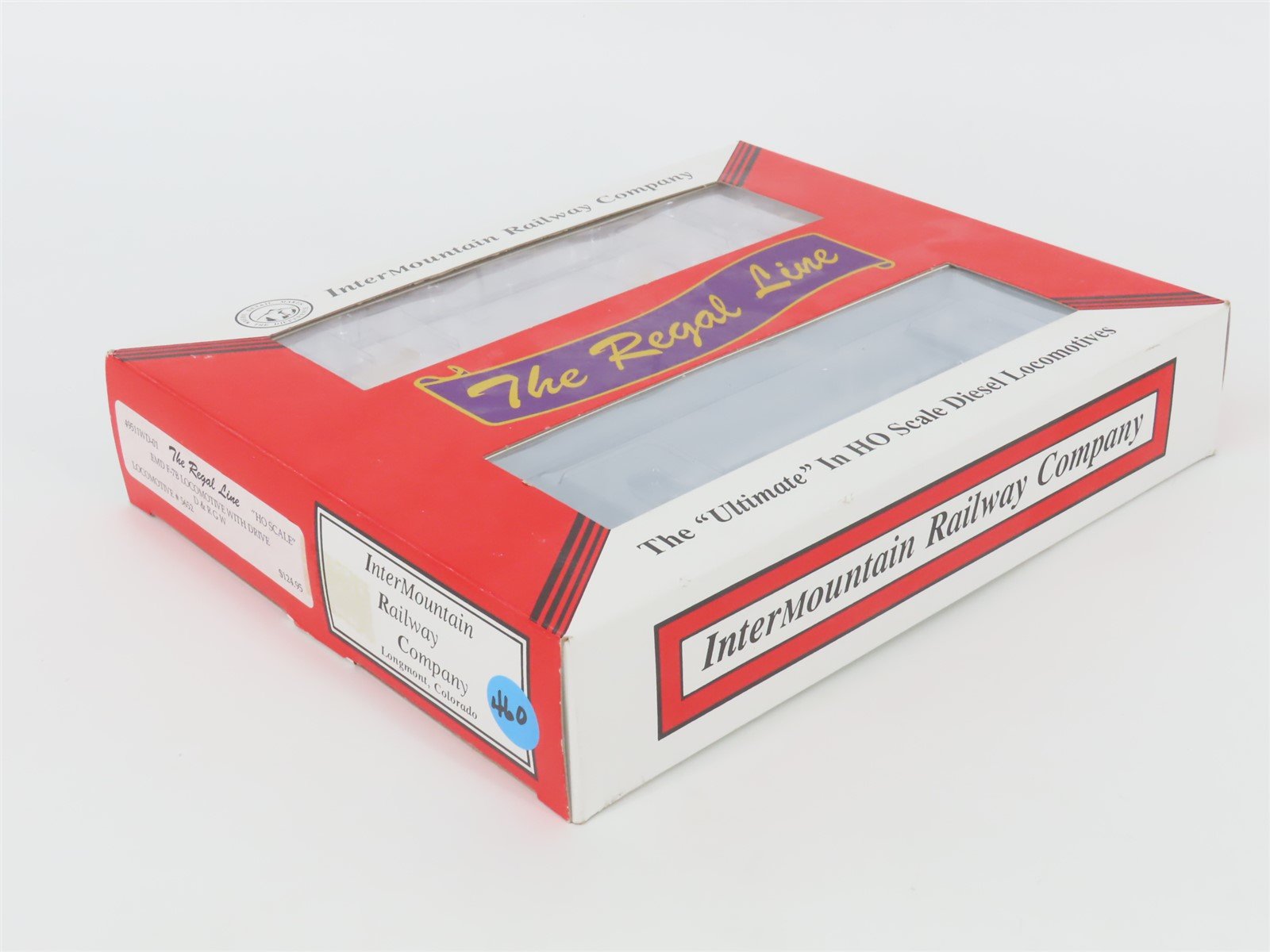 HO Scale Intermountain Regal Line 49511WD-01 DRGW Rio Grande F7B Diesel #5652