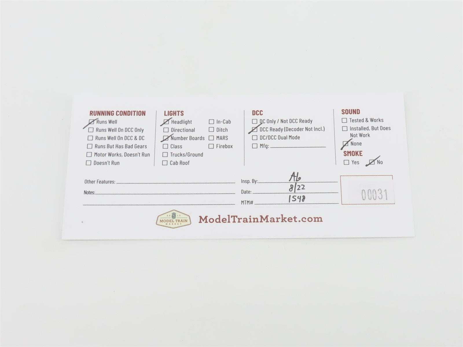 HO Scale Intermountain Regal Line 49011WD-02 DRGW Rio Grande F7A Diesel #5654