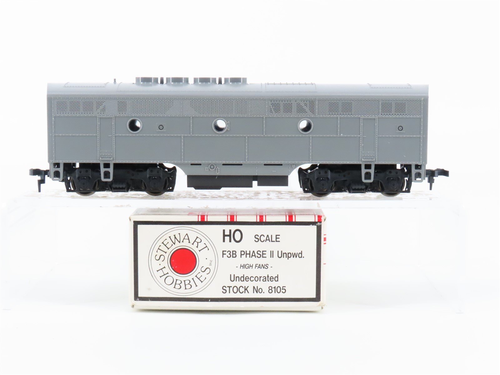 HO Scale Stewart/KATO 8105 Undecorated EMD F3B Ph II Diesel - Unpowered