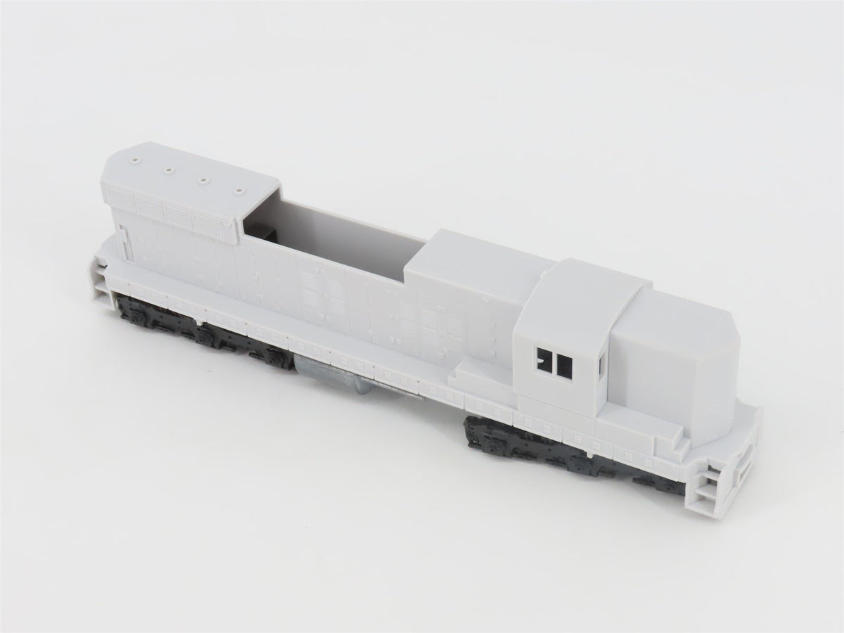HO Scale Rail Power Undecorated SD7/9 Diesel Locomotive UNPOWERED