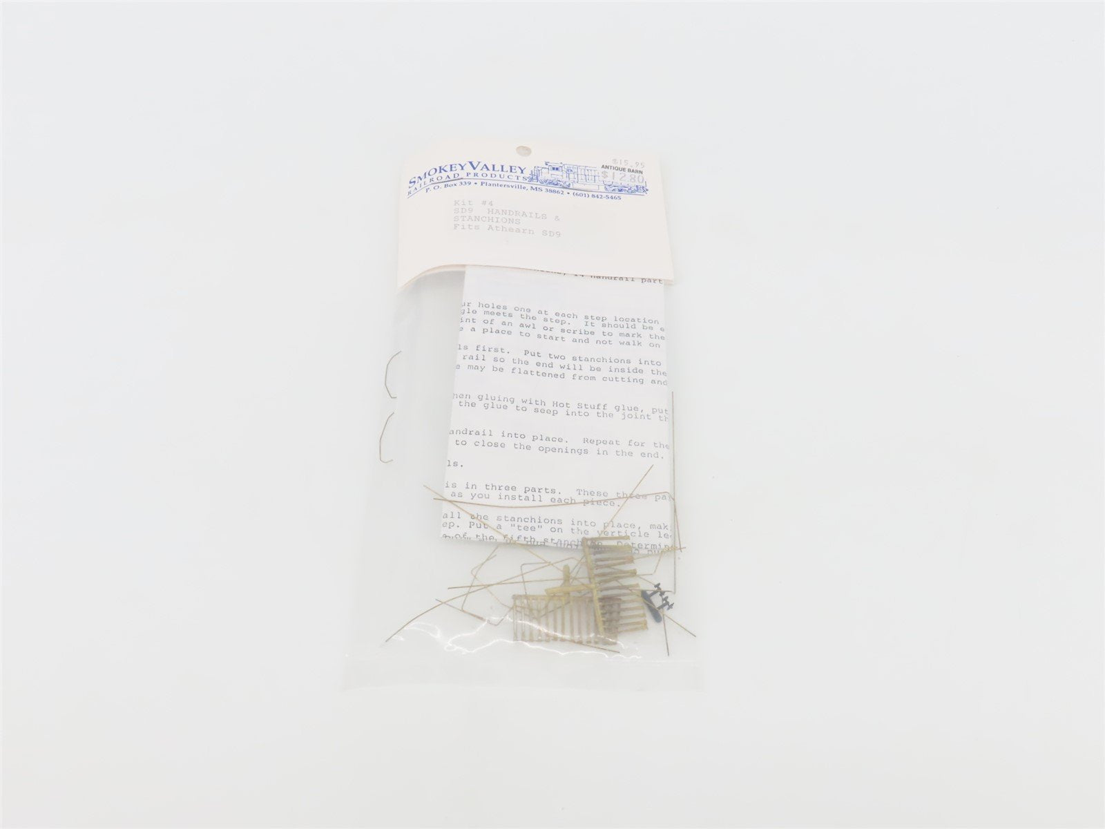 HO Scale Rail Power Undecorated SD7/9 Diesel Locomotive UNPOWERED