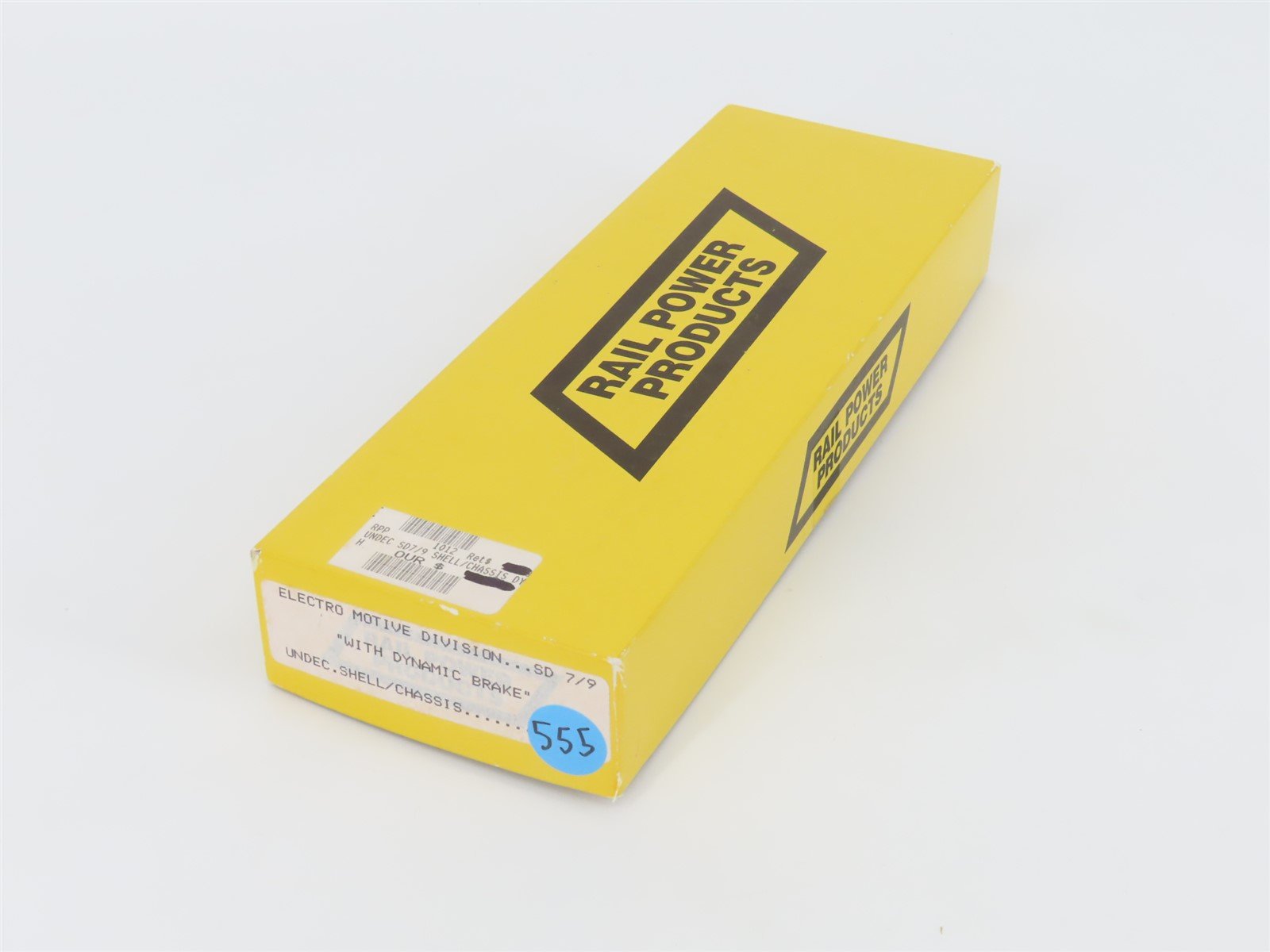 HO Scale Rail Power Undecorated SD7/9 Diesel Locomotive UNPOWERED