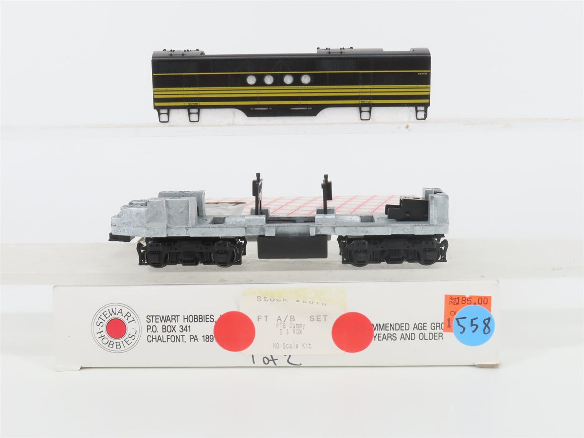 HO Scale Stewart Hobbies 5018 DRGW Rio Grande FT B Diesel Locomotive UNPOWERED