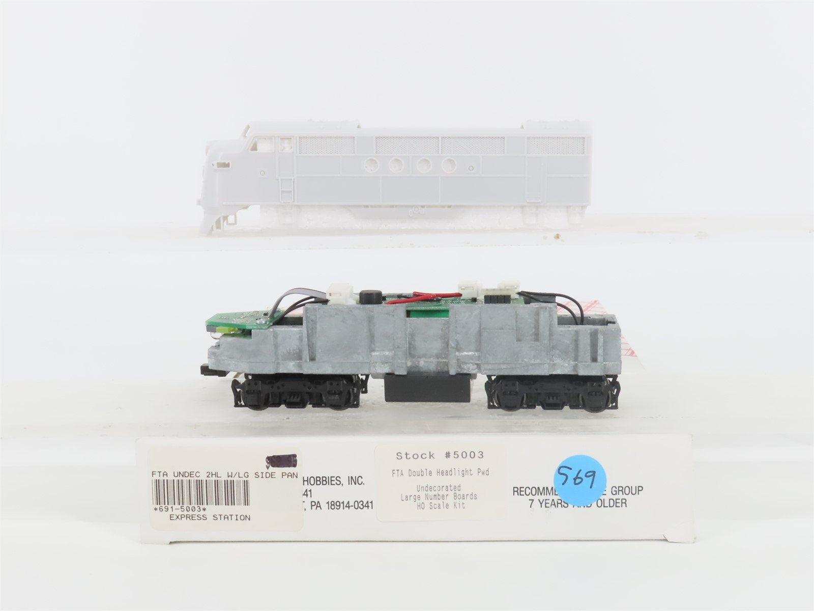 HO Scale Stewart Hobbies 5003 Undecorated FT A Diesel Locomotive