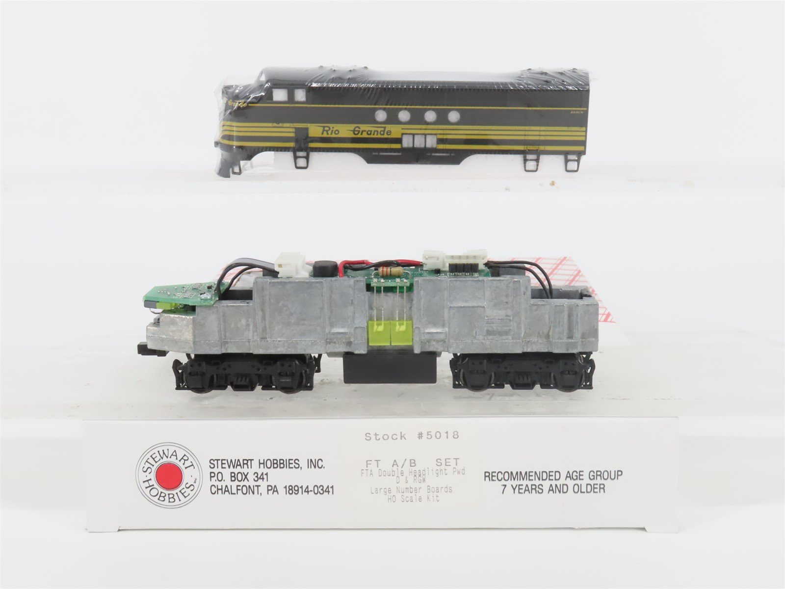 HO Scale Stewart Hobbies 5018 DRGW Rio Grande FT A Diesel Locomotive