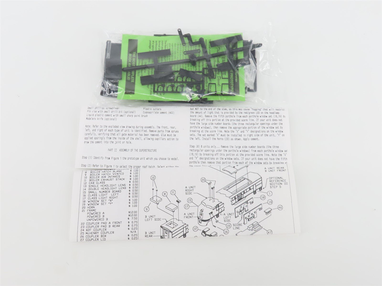 HO Scale Stewart Hobbies 5018 DRGW Rio Grande FT A Diesel Locomotive