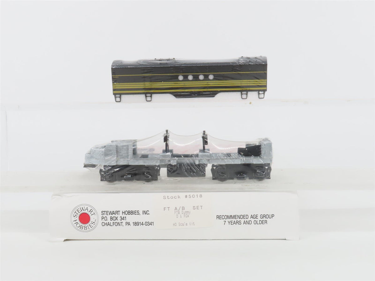 HO Scale Stewart Hobbies 5018 DRGW Rio Grande FT B Diesel Locomotive UNPOWERED