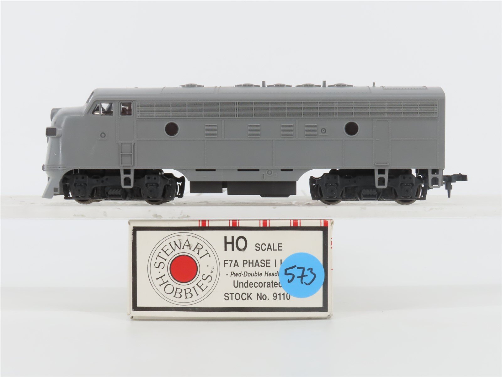 HO Scale Stewart Hobbies 9110 Undecorated F7A Diesel Locomotive