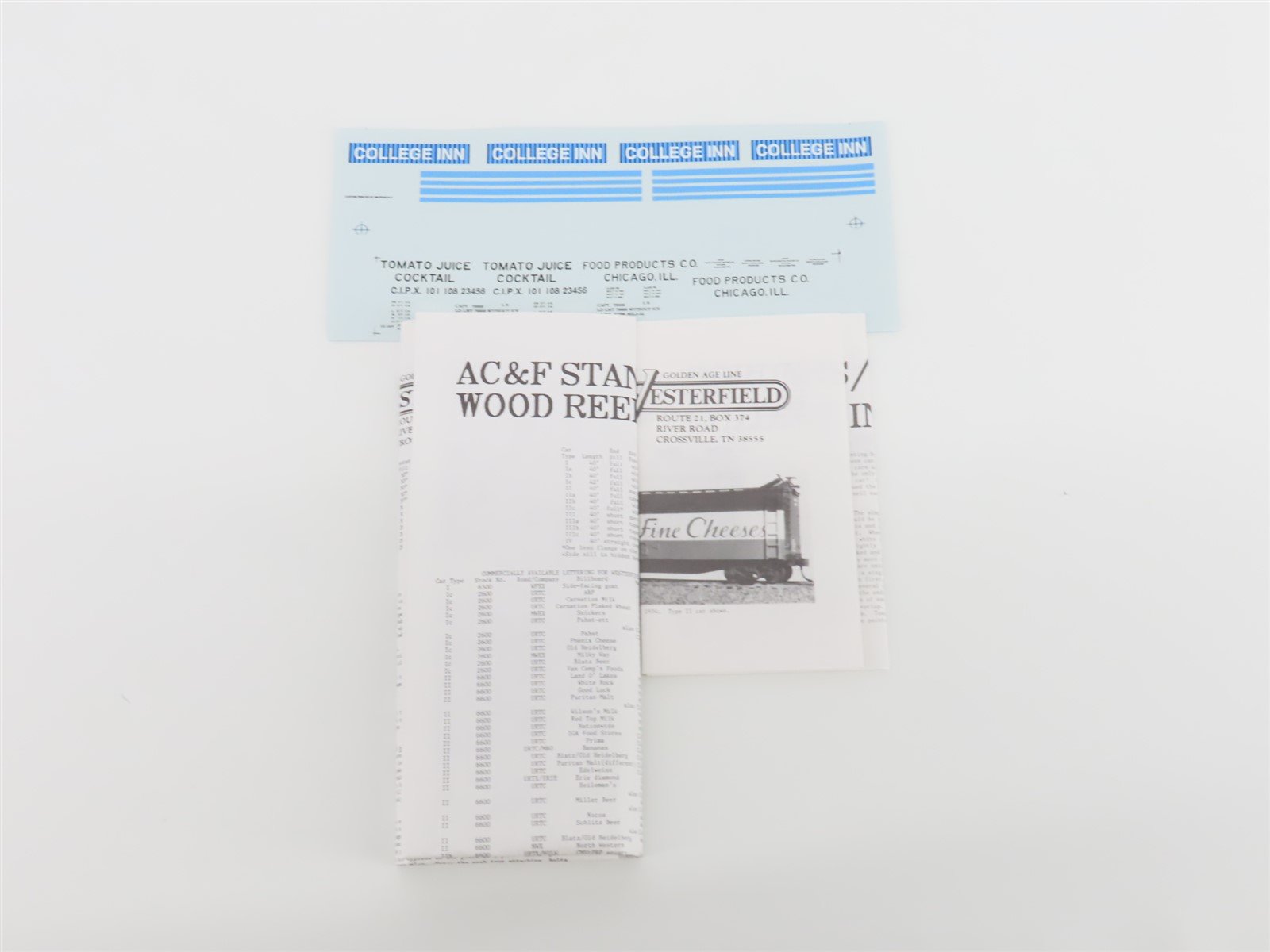 HO Scale Westerfield Kit #6606 CIPX College Inn Tomato Juice 40' Reefer