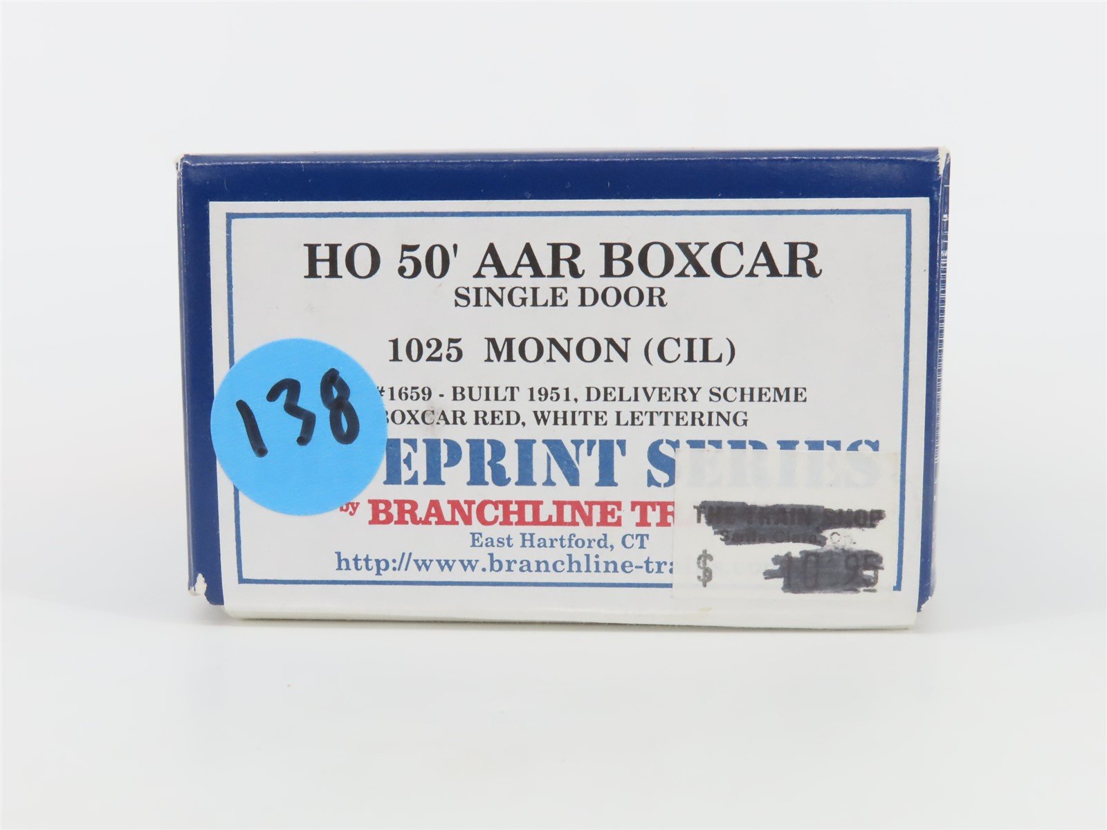 HO Scale Branchline Blueprint Series Kit #1025 CIL Monon 50' Box Car #1659