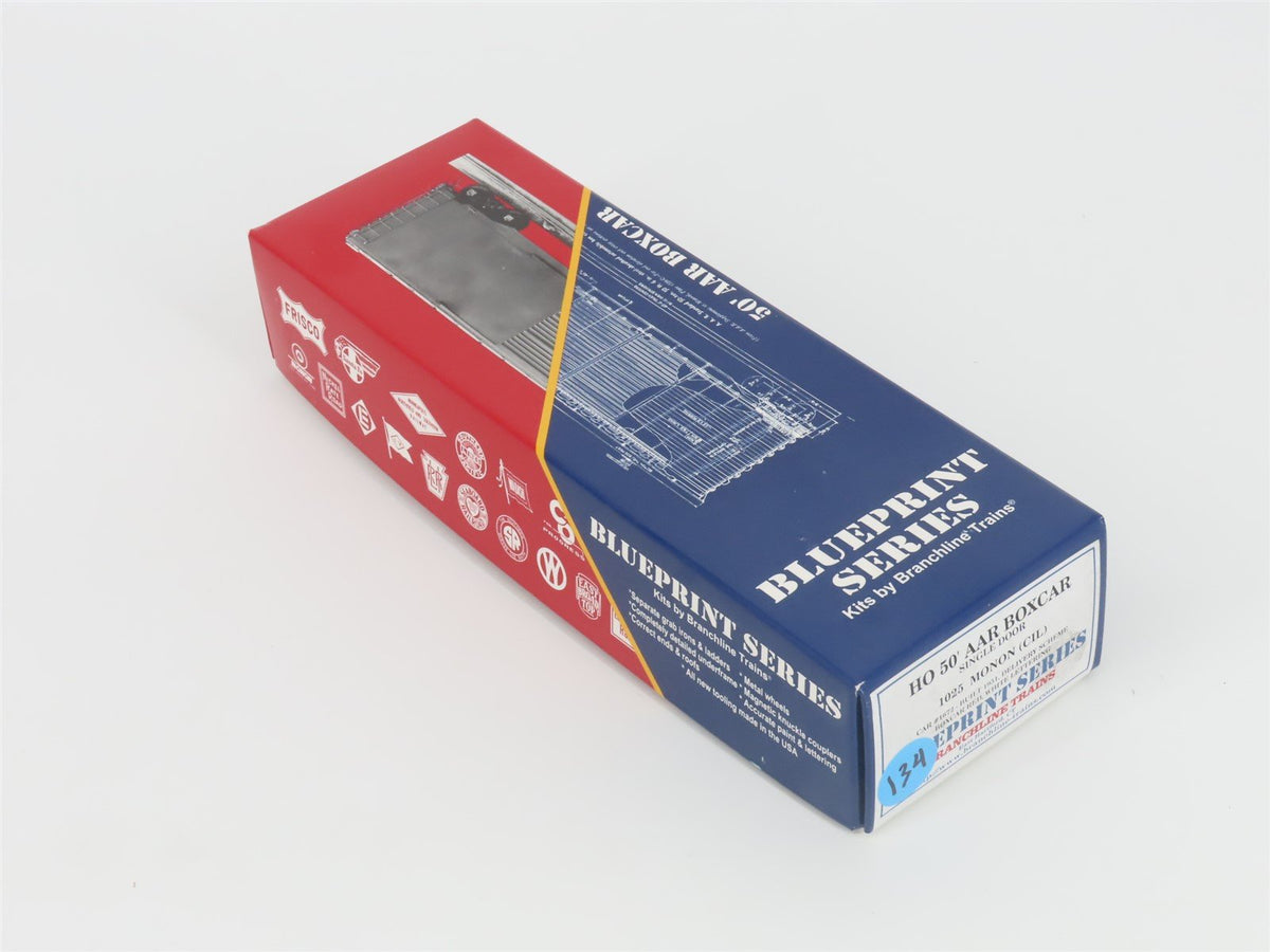 HO Scale Branchline Blueprint Series Kit #1025 CIL Monon 50&#39; Box Car #1672