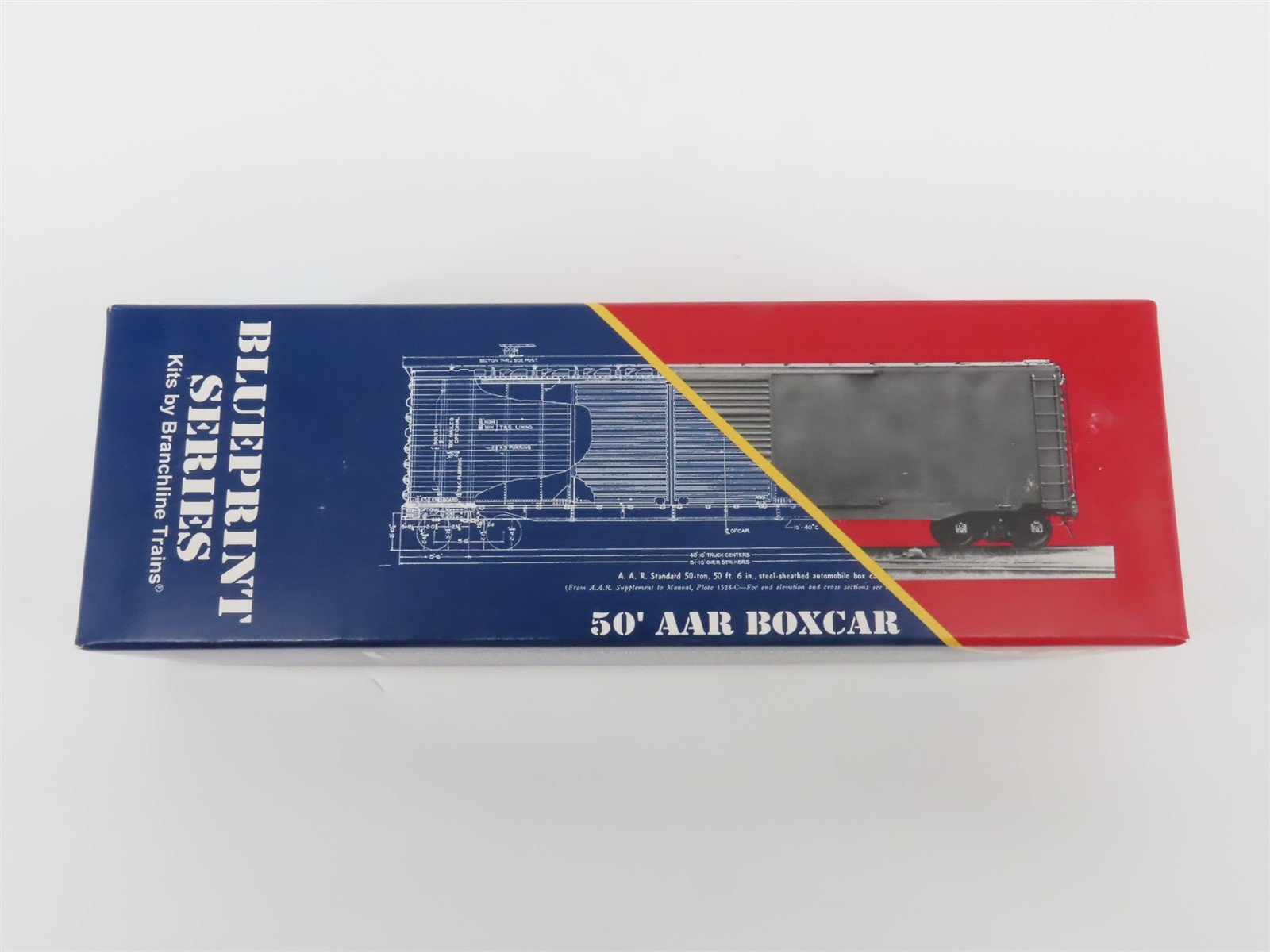 HO Scale Branchline Blueprint Series Kit #1025 CIL Monon 50' Box Car #1672