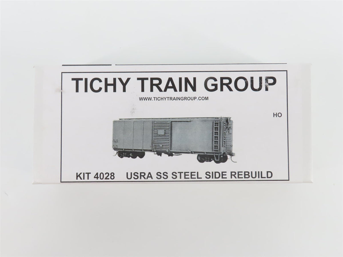 HO Scale Tichy Train Group Kit #4028 Undecorated Steel Side Single Door Box Car