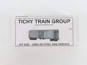 HO Scale Tichy Train Group Kit #4028 Undecorated Steel Side Single Door Box Car