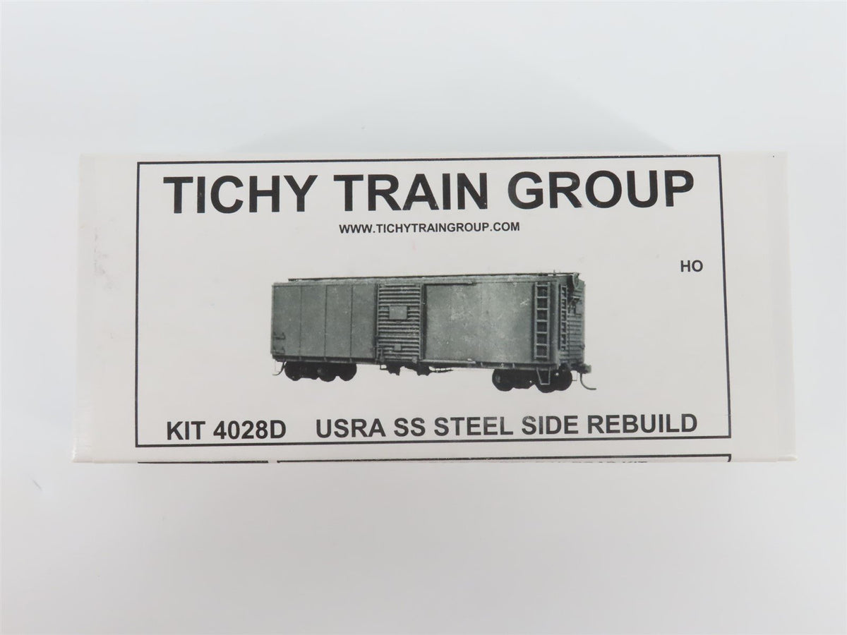 HO Scale Tichy Train Group Kit #4028D PMcK&amp;Y/P&amp;LE Steel Side Single Door Box Car