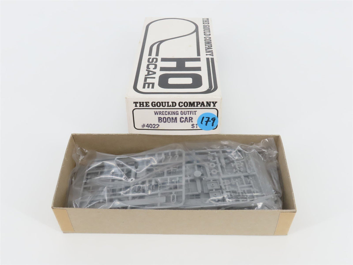 HO Scale The Gould Company Kit #4022 Undecorated Wrecking Outfit Boom Car