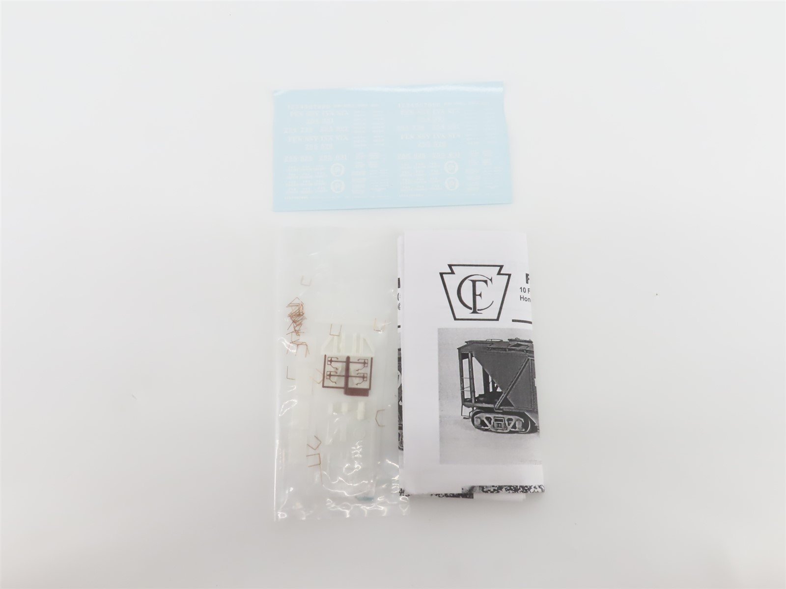 HO Scale Funaro & Camerlengo Kit #6840 PRR Pennsylvania Railroad 3-Bay Hopper