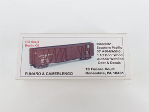 HO Scale Funaro & Camerlengo Kit #6560/6561 SP Southern Pacific 50' Box Car