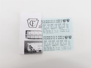 HO Scale Funaro & Camerlengo Kit #2092 PRR Pennsylvania 5-Bay Hopper