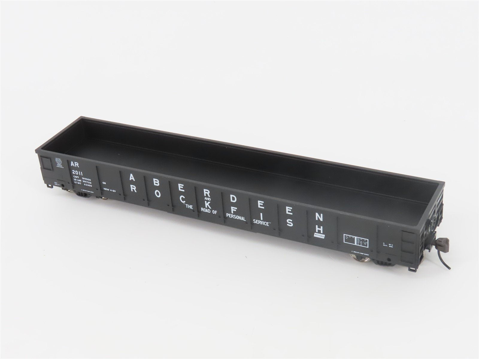 HO Scale Atlas Trainman #966 AR Aberdeen & Rockfish Gondola #2011