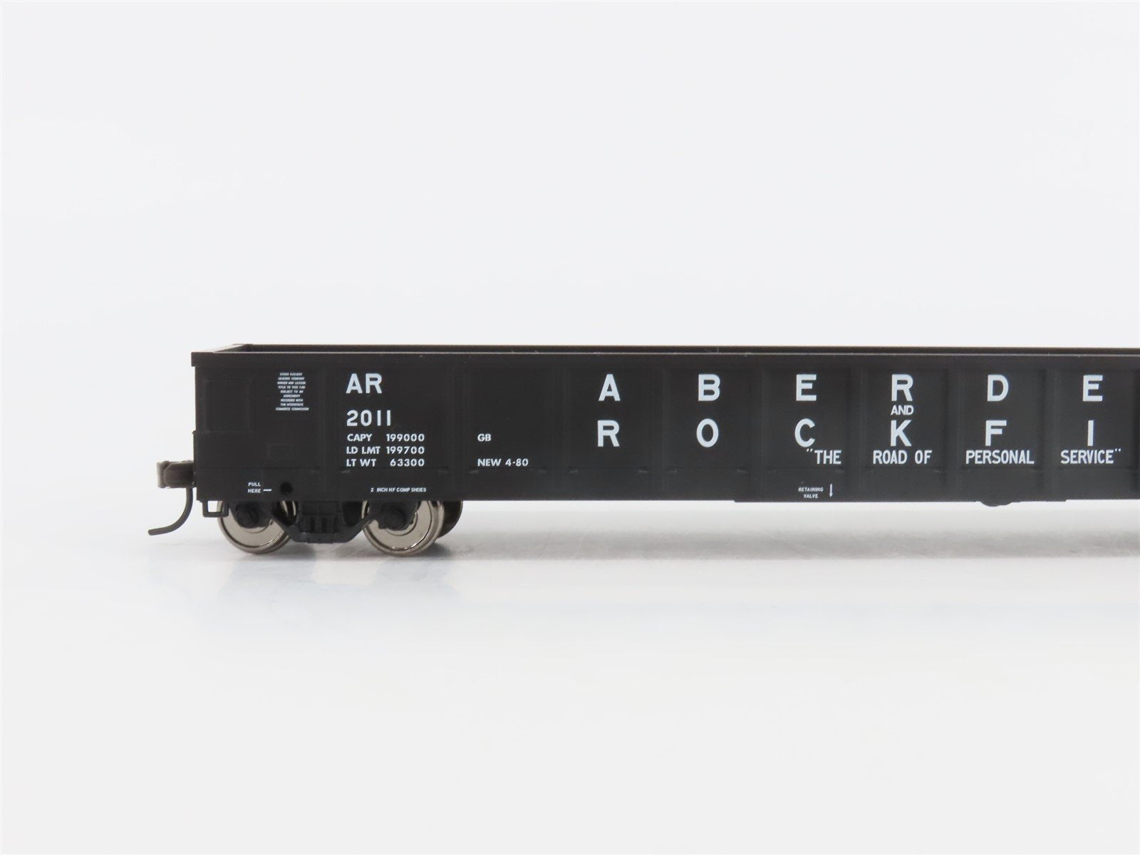 HO Scale Atlas Trainman #966 AR Aberdeen & Rockfish Gondola #2011