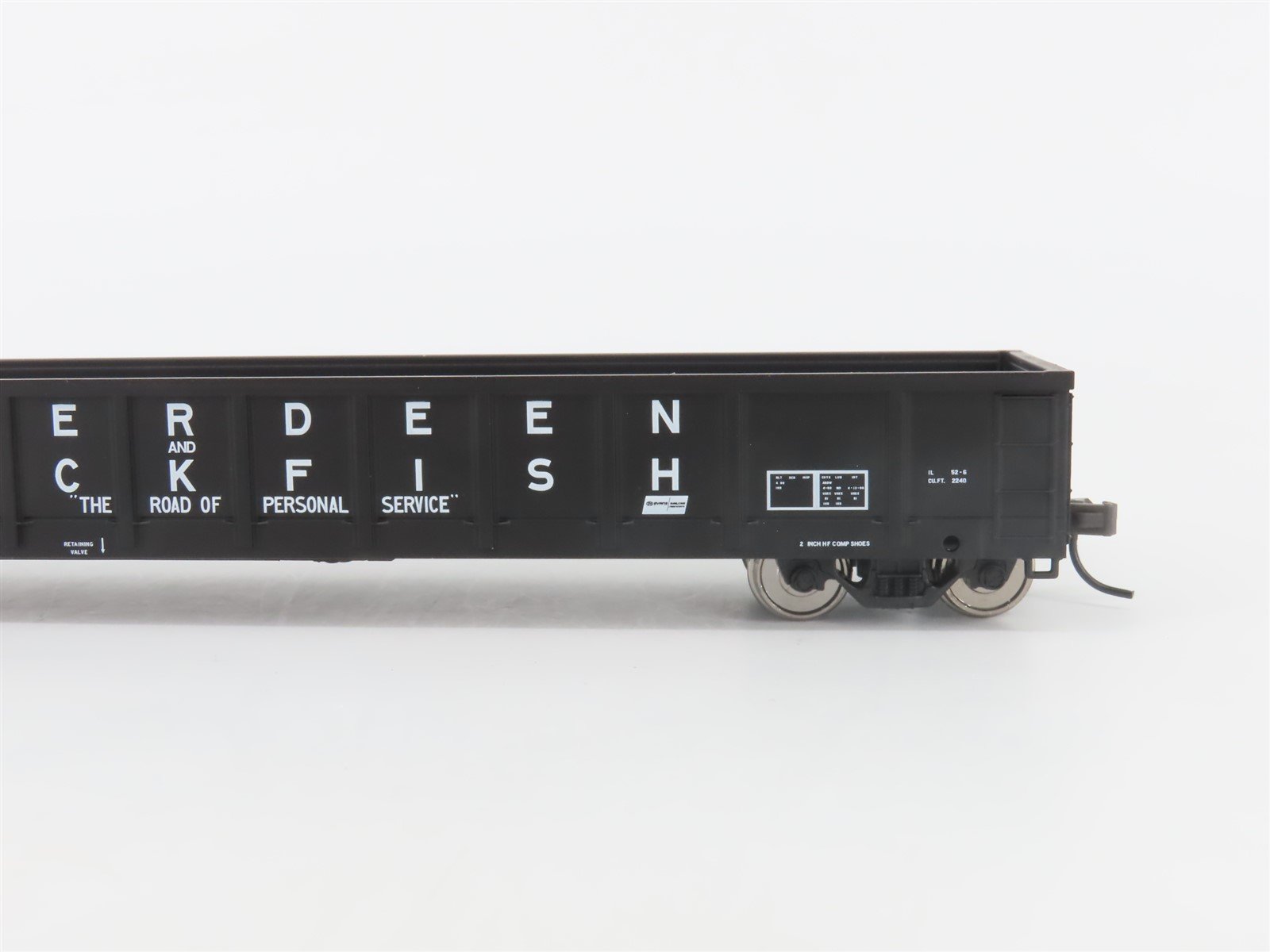 HO Scale Atlas Trainman #966 AR Aberdeen & Rockfish Gondola #2011