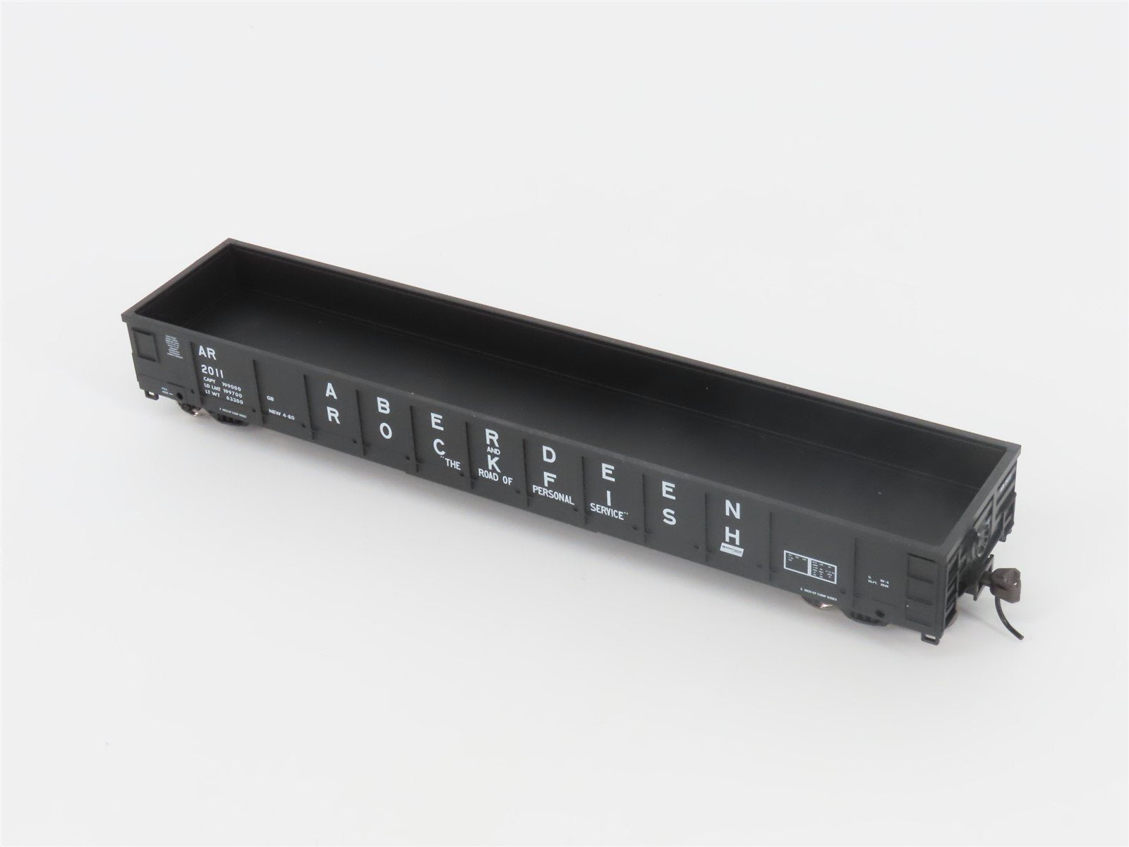 HO Scale Atlas Trainman #966 AR Aberdeen & Rockfish Gondola #2011