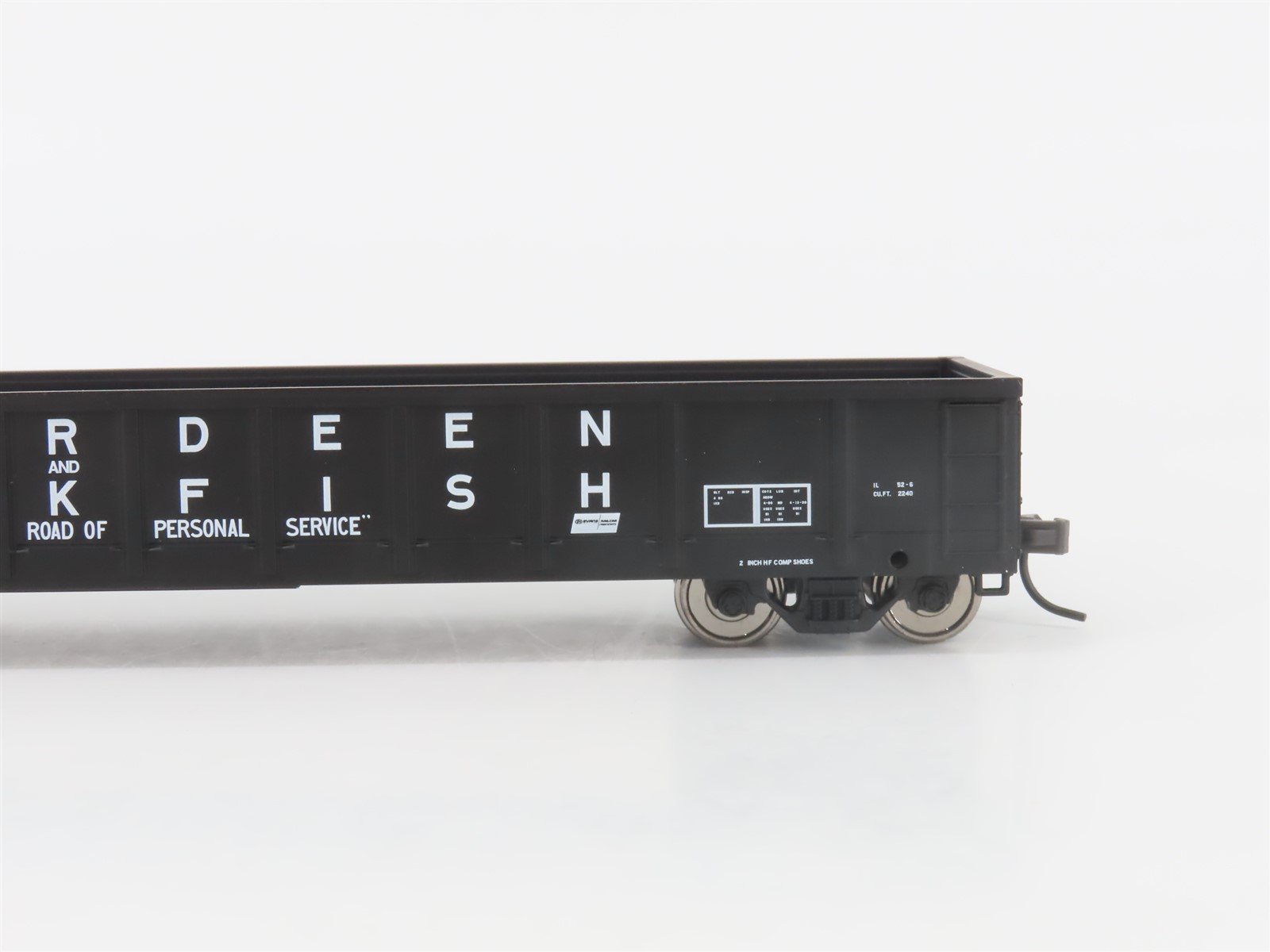 HO Scale Atlas Trainman #966 AR Aberdeen & Rockfish Gondola #2011