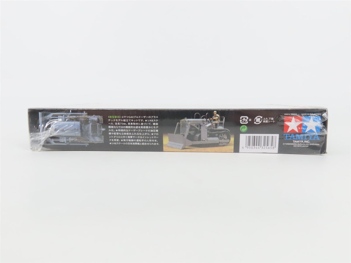 O 1/48 Scale Tamiya Kit #Bulldozer Japanese Navy Komatsu G40 Bulldozer - Sealed