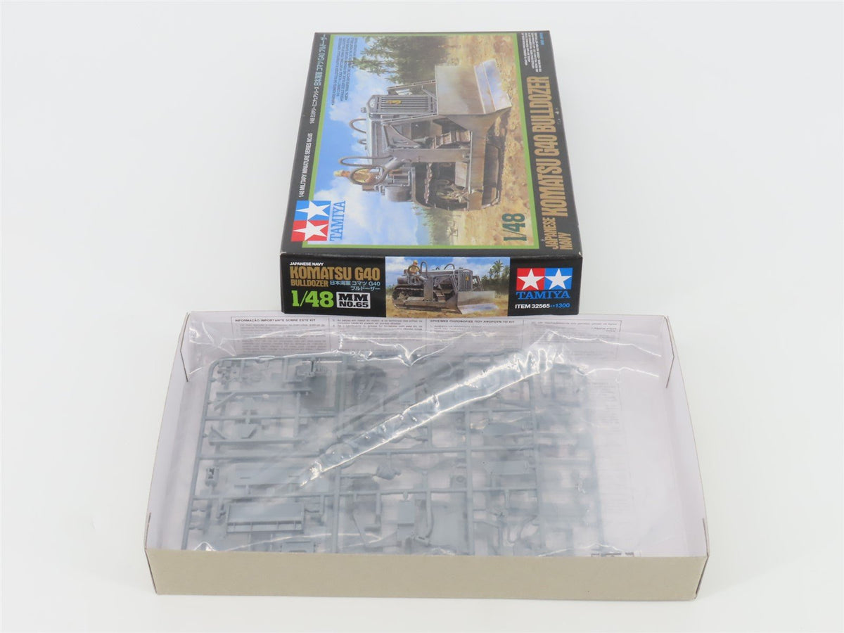 O 1/48 Scale Tamiya Kit #32565 Japanese Navy Komatsu G40 Bulldozer