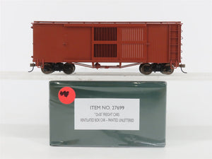 On30 Scale Bachmann Spectrum 27699 Unlettered Ventilated Box Car