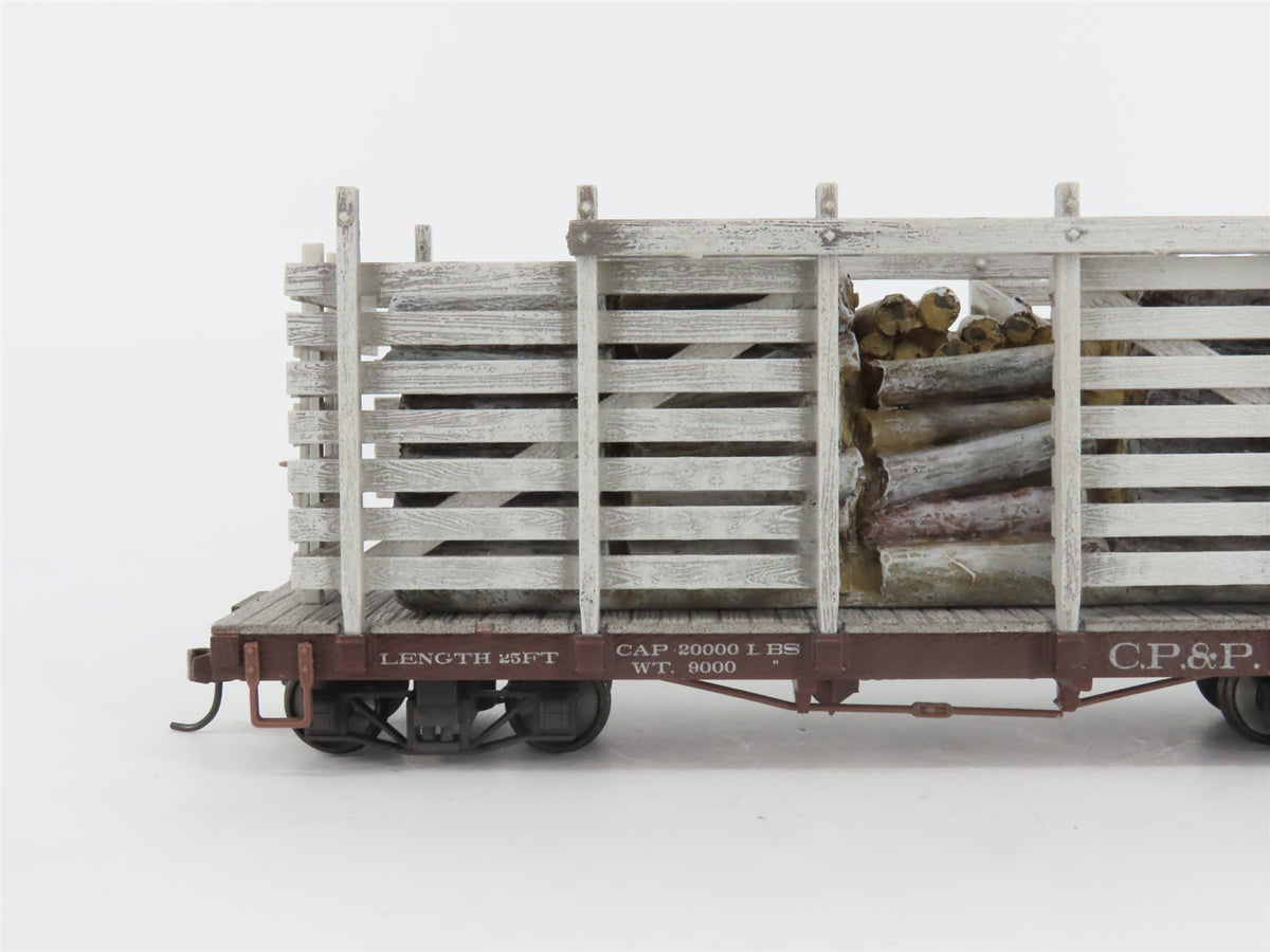 On30 Scale Bachmann Spectrum 26878 CP&amp;P Carolina Pulpwood &amp; Paper Pulpwood Car