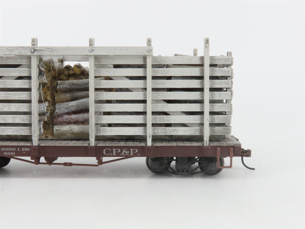 On30 Scale Bachmann Spectrum 26878 CP&amp;P Carolina Pulpwood &amp; Paper Pulpwood Car
