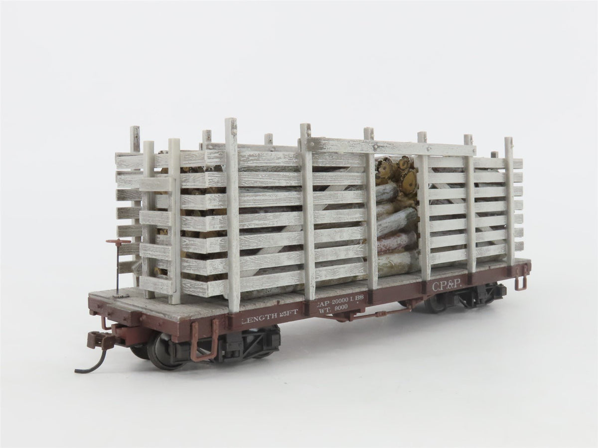 On30 Scale Bachmann Spectrum 26878 CP&amp;P Carolina Pulpwood &amp; Paper Pulpwood Car