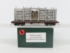 On30 Scale Bachmann Spectrum 26857 G&BR Greenbrier & Big Run Lumber Pulpwood Car