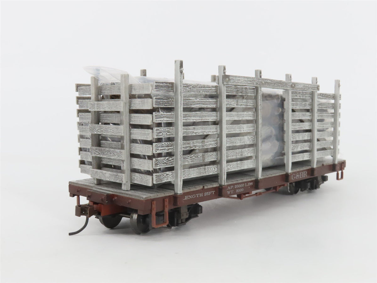 On30 Scale Bachmann Spectrum 26857 G&amp;BR Greenbrier &amp; Big Run Lumber Pulpwood Car