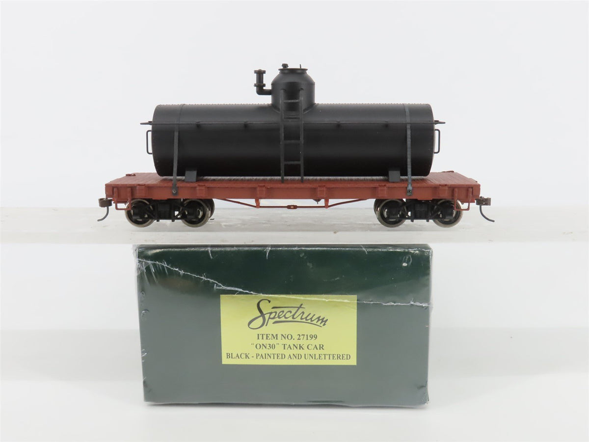 On30 Scale Bachmann Spectrum 27199 Unlettered Single Dome Tank Car