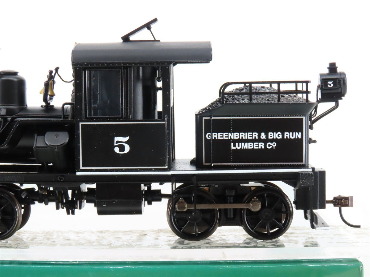 On30 Bachmann Spectrum 28805 Greenbrier 2-Truck Heisler Steam #5 w/ DCC &amp; Sound