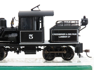 On30 Bachmann Spectrum 28805 Greenbrier 2-Truck Heisler Steam #5 w/ DCC & Sound