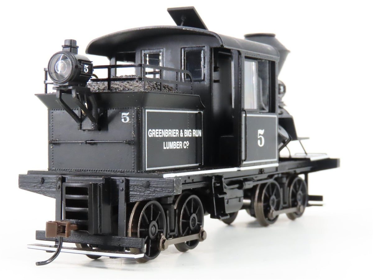 On30 Bachmann Spectrum 28805 Greenbrier 2-Truck Heisler Steam #5 w/ DCC &amp; Sound