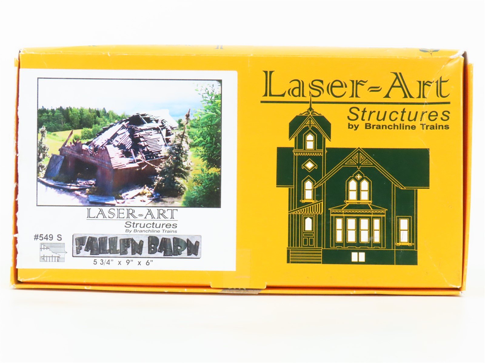 S 1/64 Scale Branchline Laser-Art Structures Kit #549S Fallen Barn