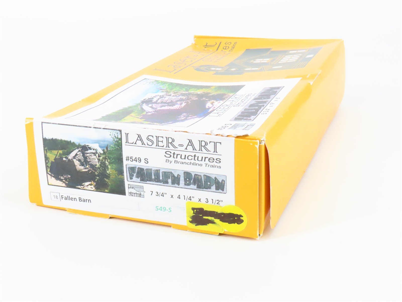 S 1/64 Scale Branchline Laser-Art Structures Kit #549S Fallen Barn