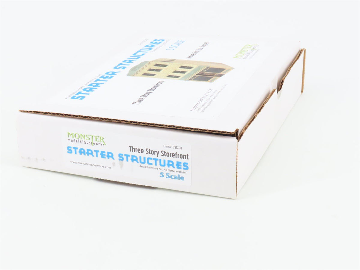S 1/64 Scale Monster Model &amp; Laser Works Kit #SSS-01 Three Story Storefront