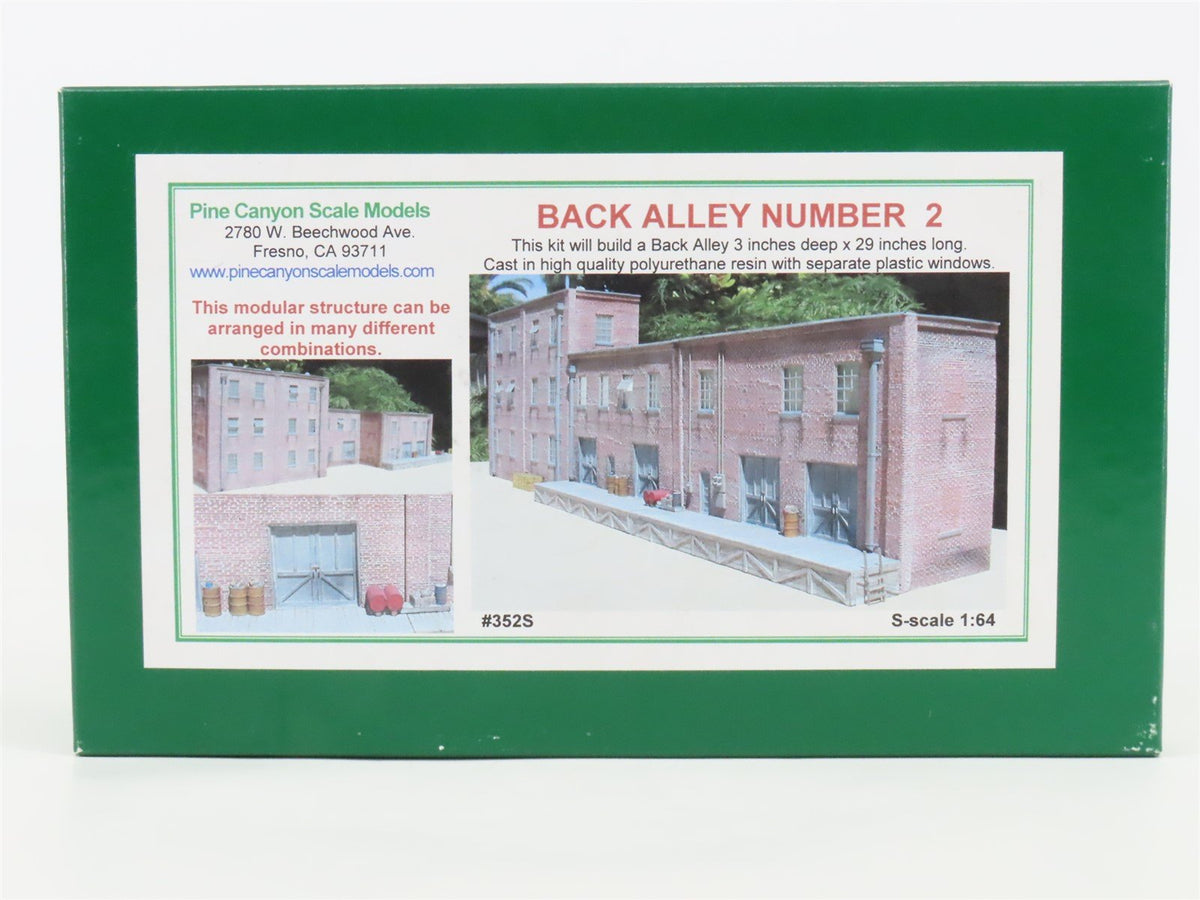 S 1/64 Pine Canyon Scale Models Kit #352S Back Alley Number 2