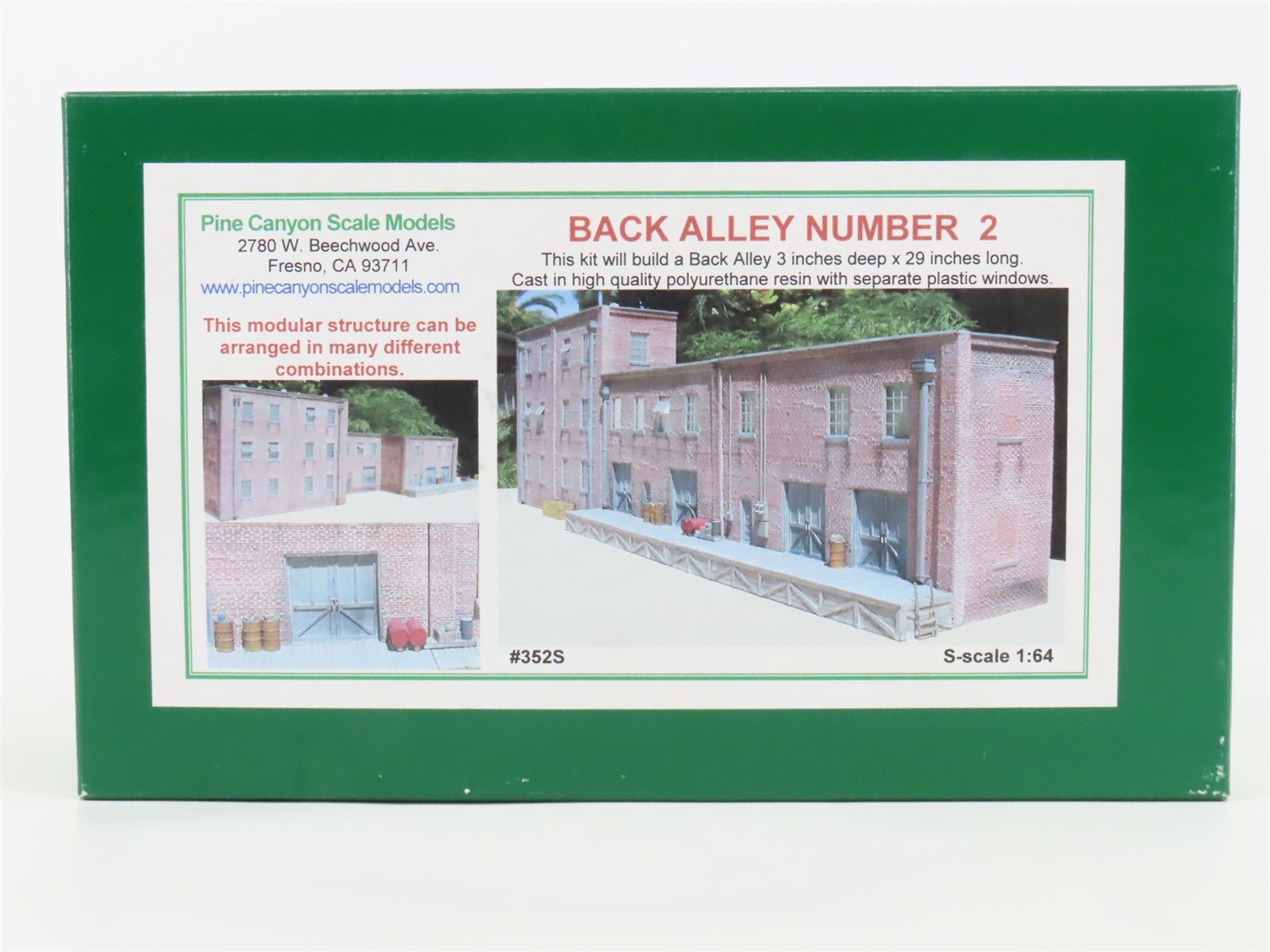 S 1/64 Pine Canyon Scale Models Kit #352S Back Alley Number 2